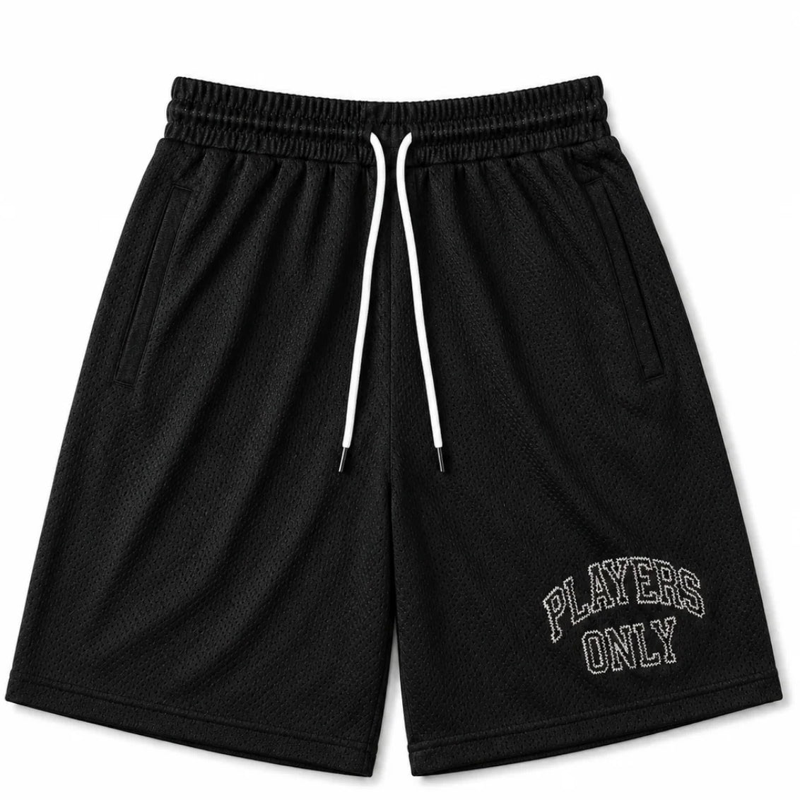 PLAYERS ONLY Black Mesh Shorts