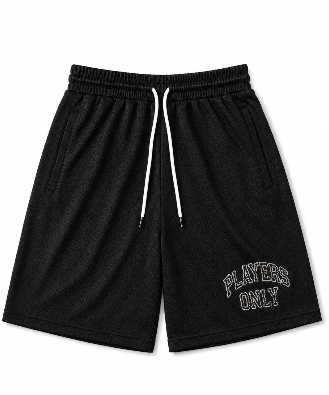 PLAYERS ONLY Black Mesh Shorts