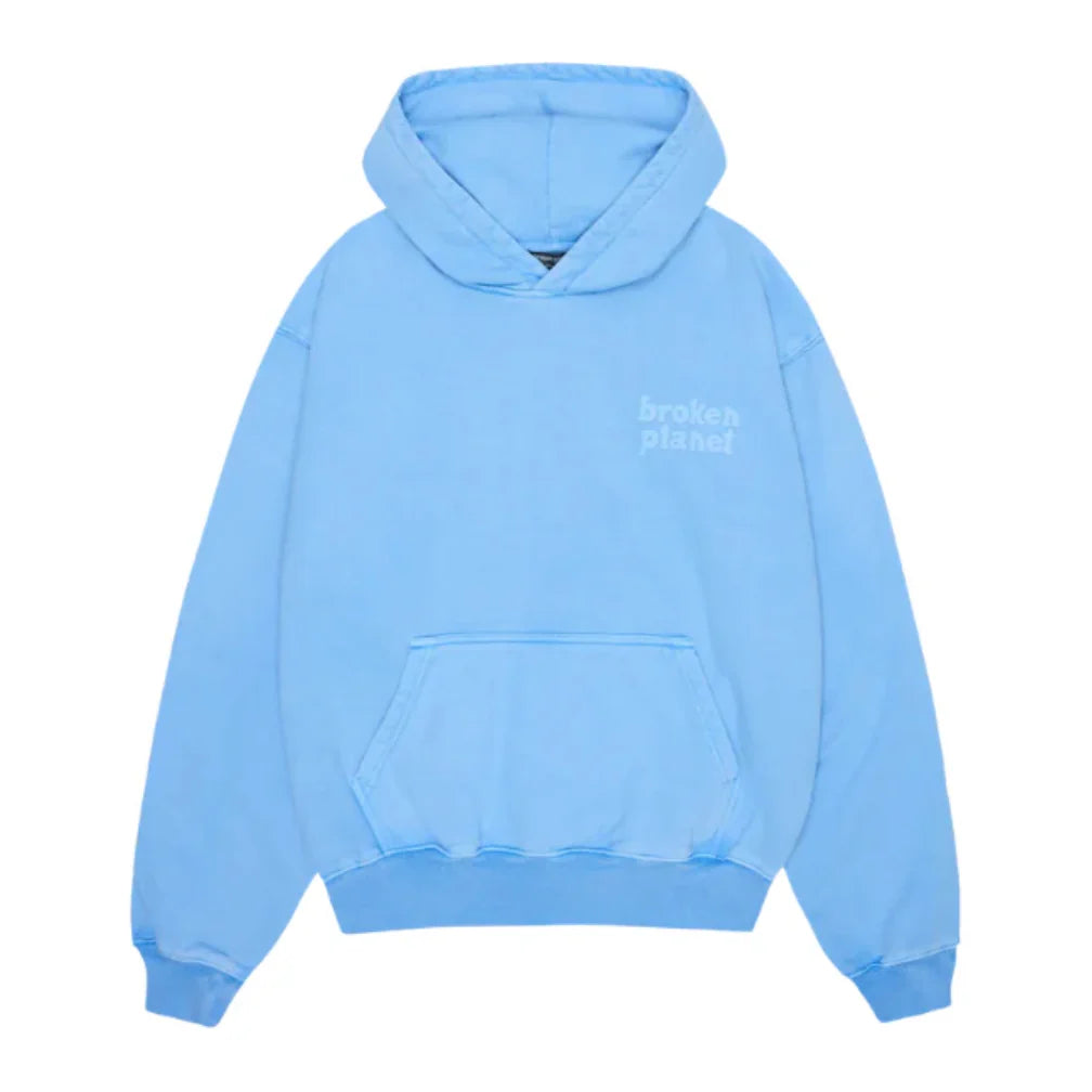 Broken Planet Basics Hoodie Washed ‘Light Blue’