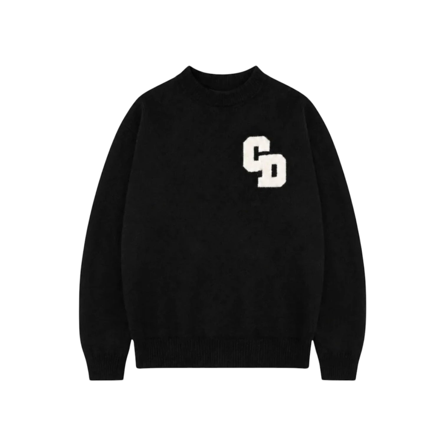 CARDAIR LOGO KNIT SWEATER BLACK