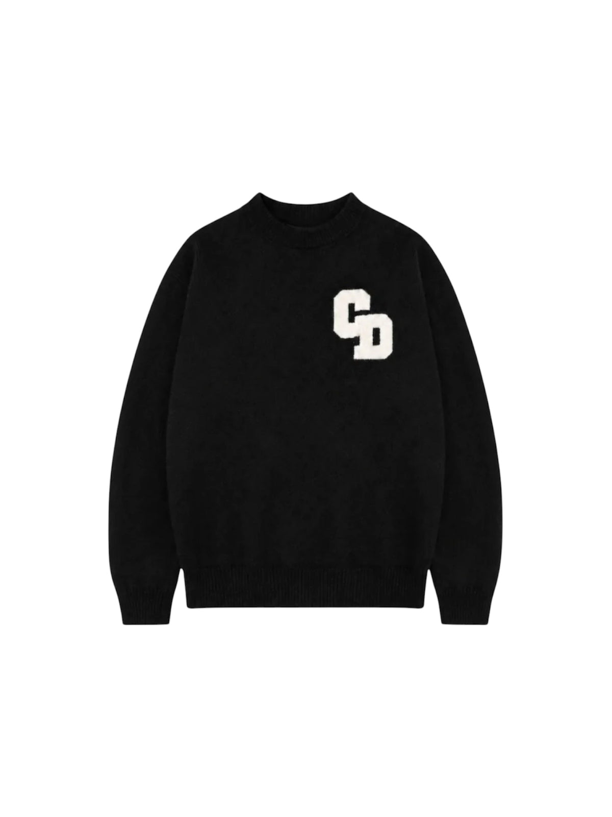 CARDAIR LOGO KNIT SWEATER BLACK