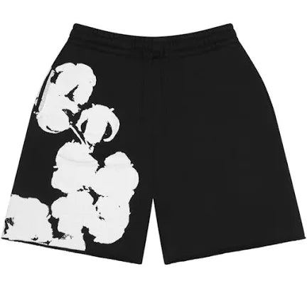 Denim Tears Big Wreath Shorts (Black)