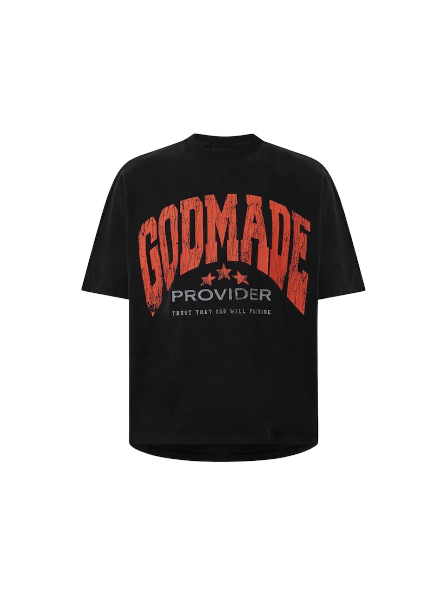 Godmade Provider Washed Black Tee