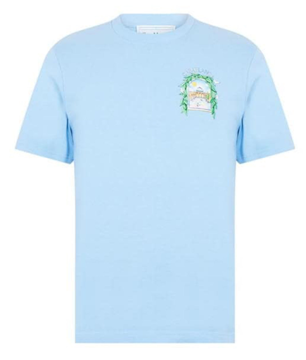 Casablanca L’Arche Tennis Club T-Shirt (Pale Blue)