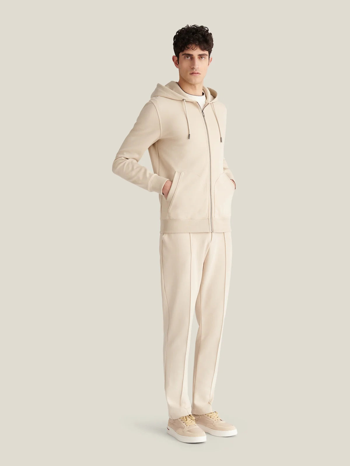 PECKHAM RYE Riva Zip Hooded Jacket in Peyote