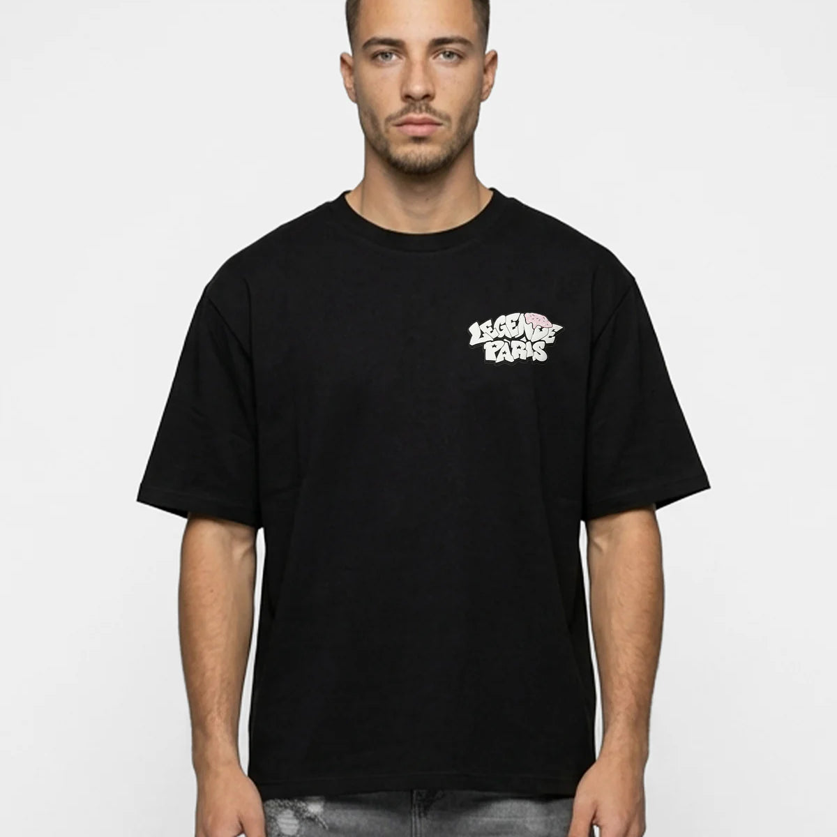 LEGENDE GAME IS RIGGED T SHIRT BLACK