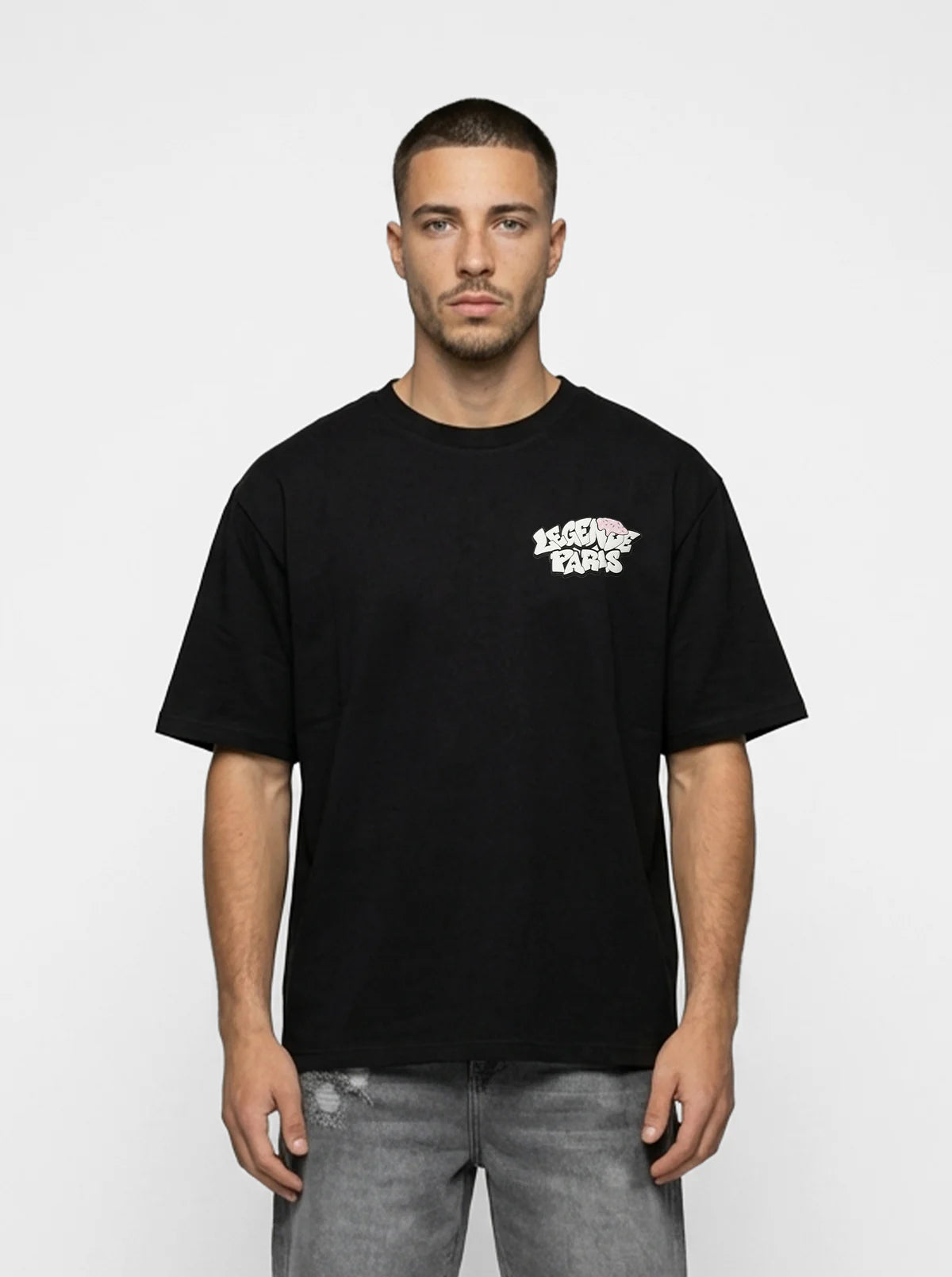 LEGENDE GAME IS RIGGED T SHIRT BLACK