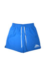 GODMADE LOGO BLUE SWIM SHORTS
