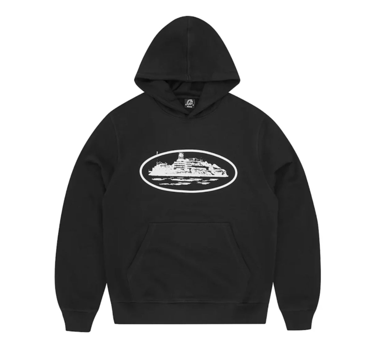 Corteiz Alcatraz Hoodie Black