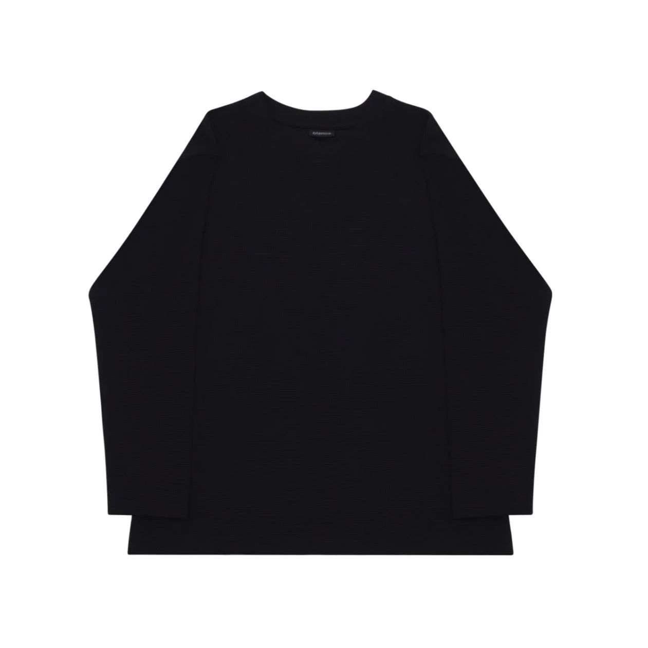Blancs Waffle Knit Longsleeve Black