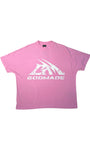GODMADE LOGO WASHED PINK TEE