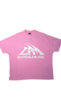 Godmade Logo Washed Pink Tee