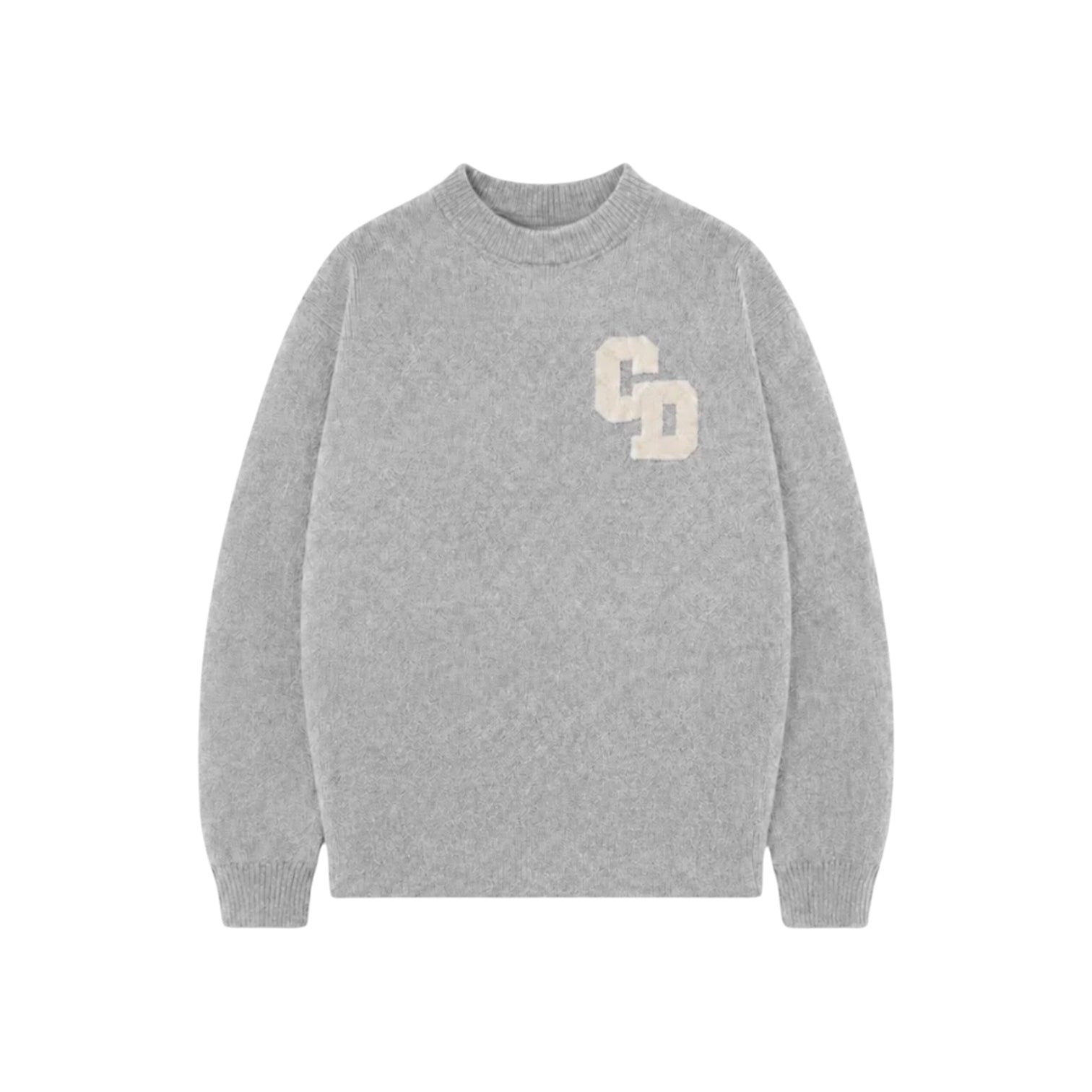 CARDAIR LOGO KNIT SWEATER GREY