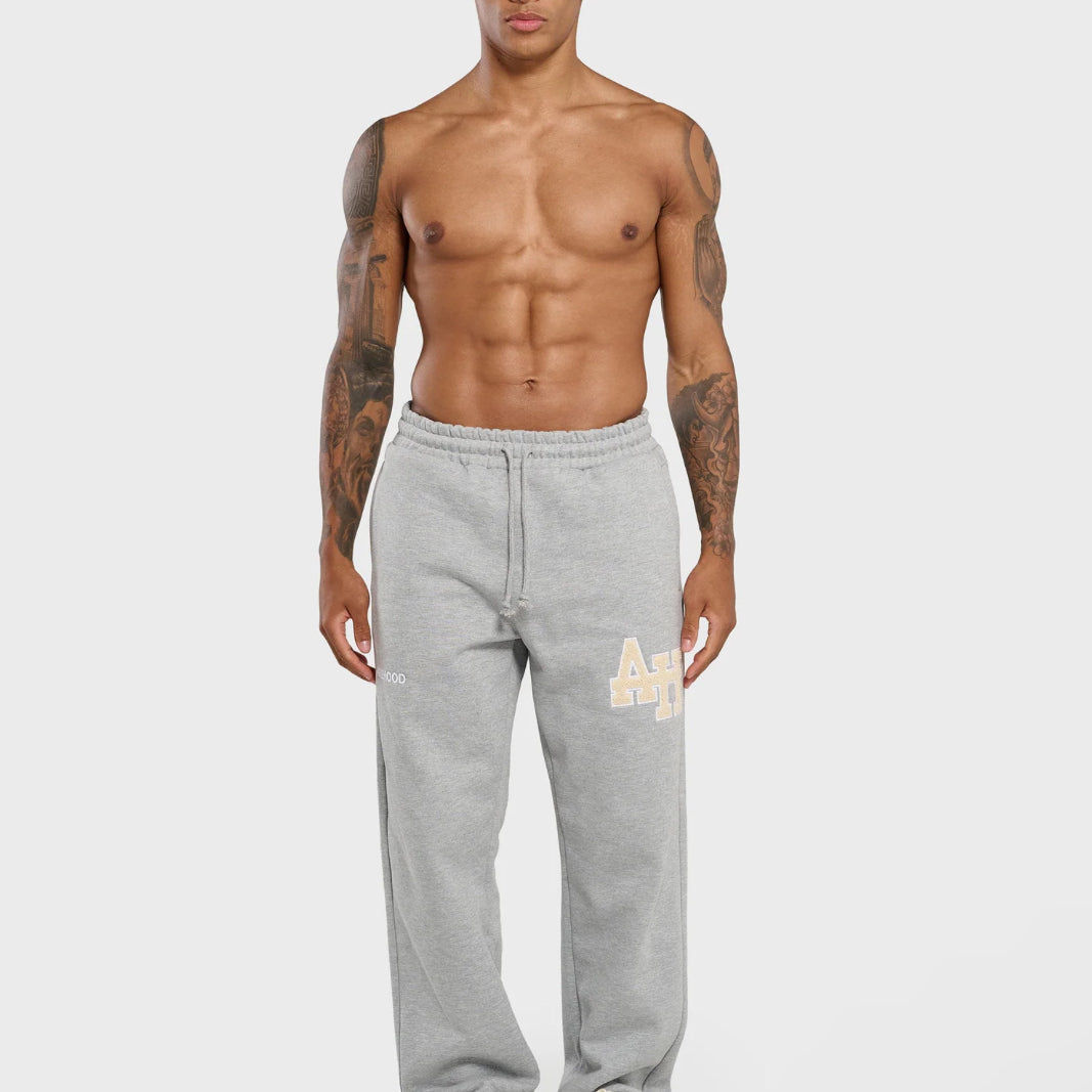 Annie Hood College Joggers Grey
