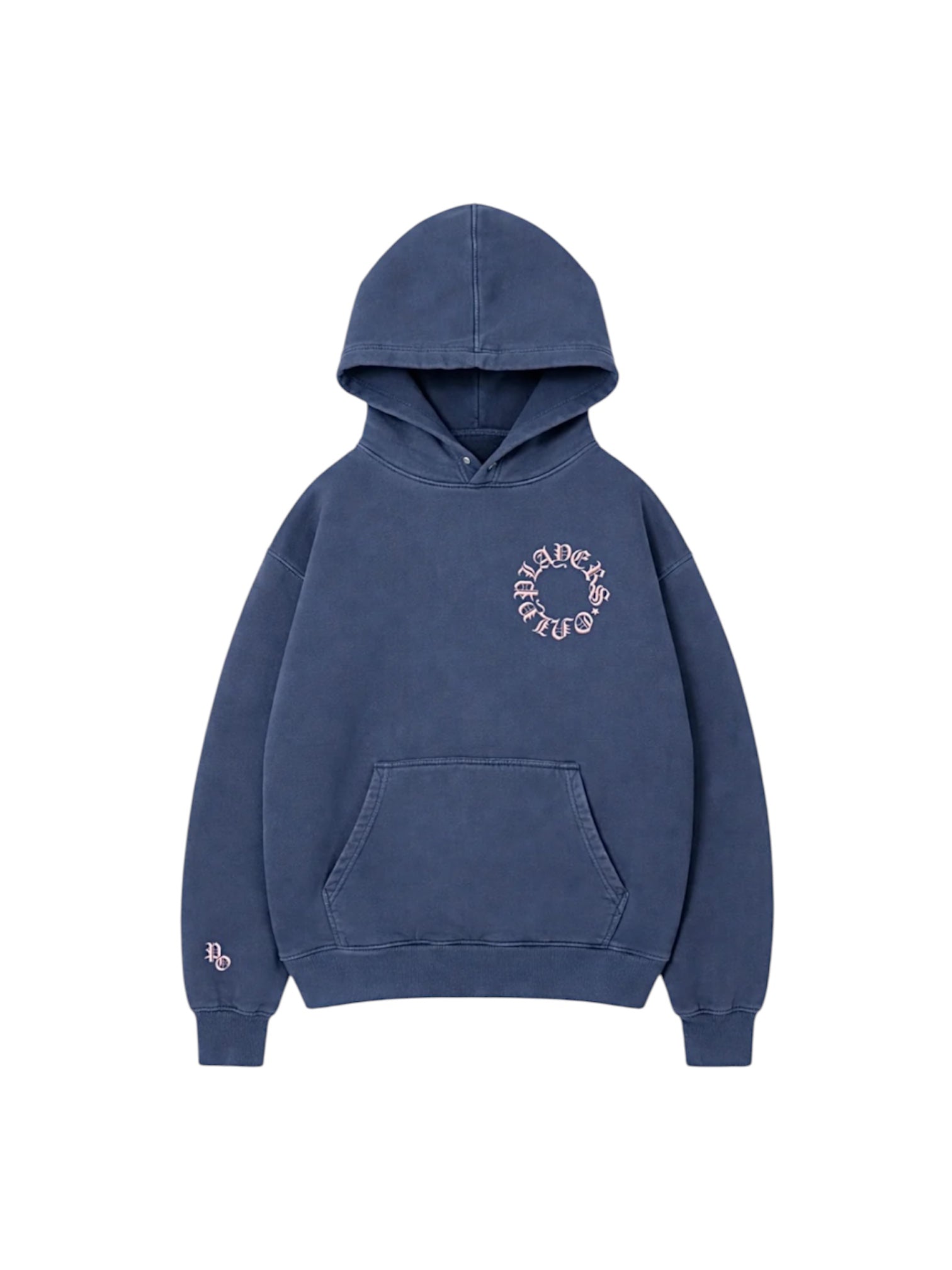 PLAYERS ONLY WASHED NAVY EMBROIDERED HOODIE