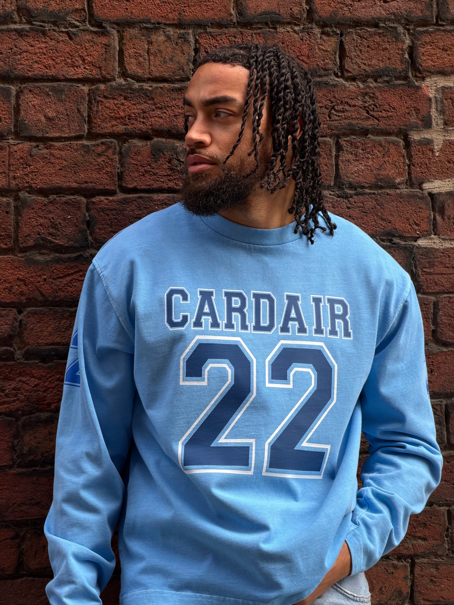 Cardair Varsity Longsleeve Baby Blue, alternate view 2