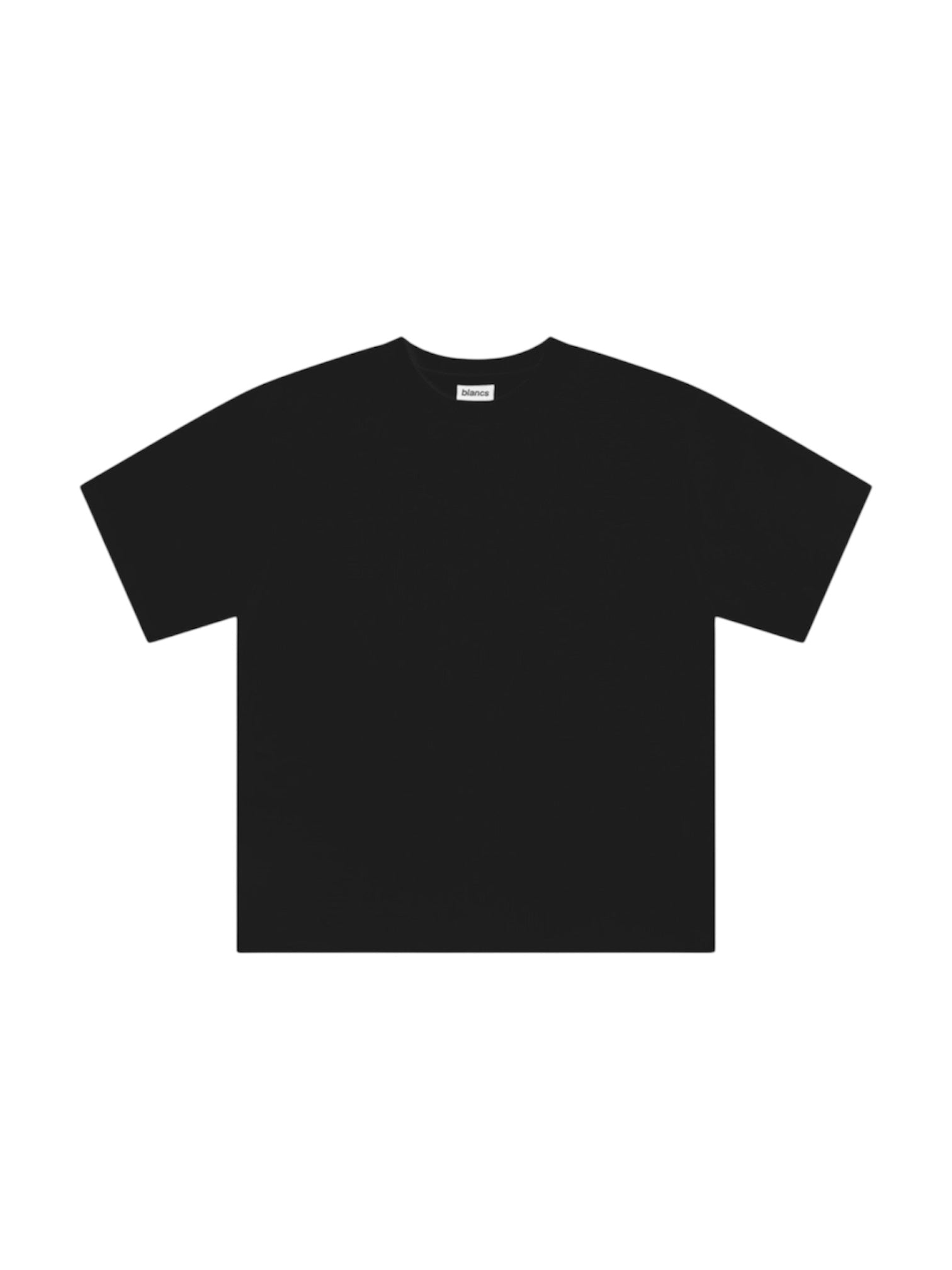 Blancs Waffle Knit Short Sleeve Black