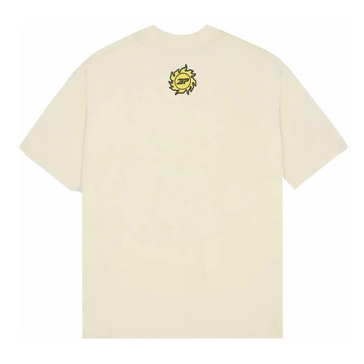Broken Planet Foot On The Gas T-Shirt ‘Vanilla White’