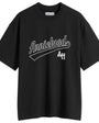 Annie Hood Baseball T Shirt Black