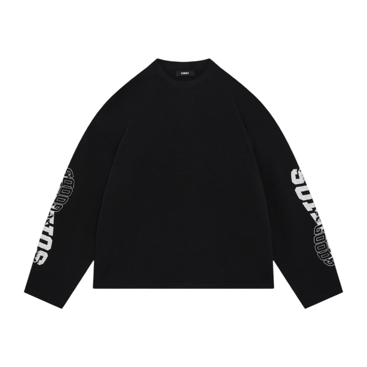 SUMMIT 5 STAR GOODS WAFFLE LONG SLEEVE - BLACK