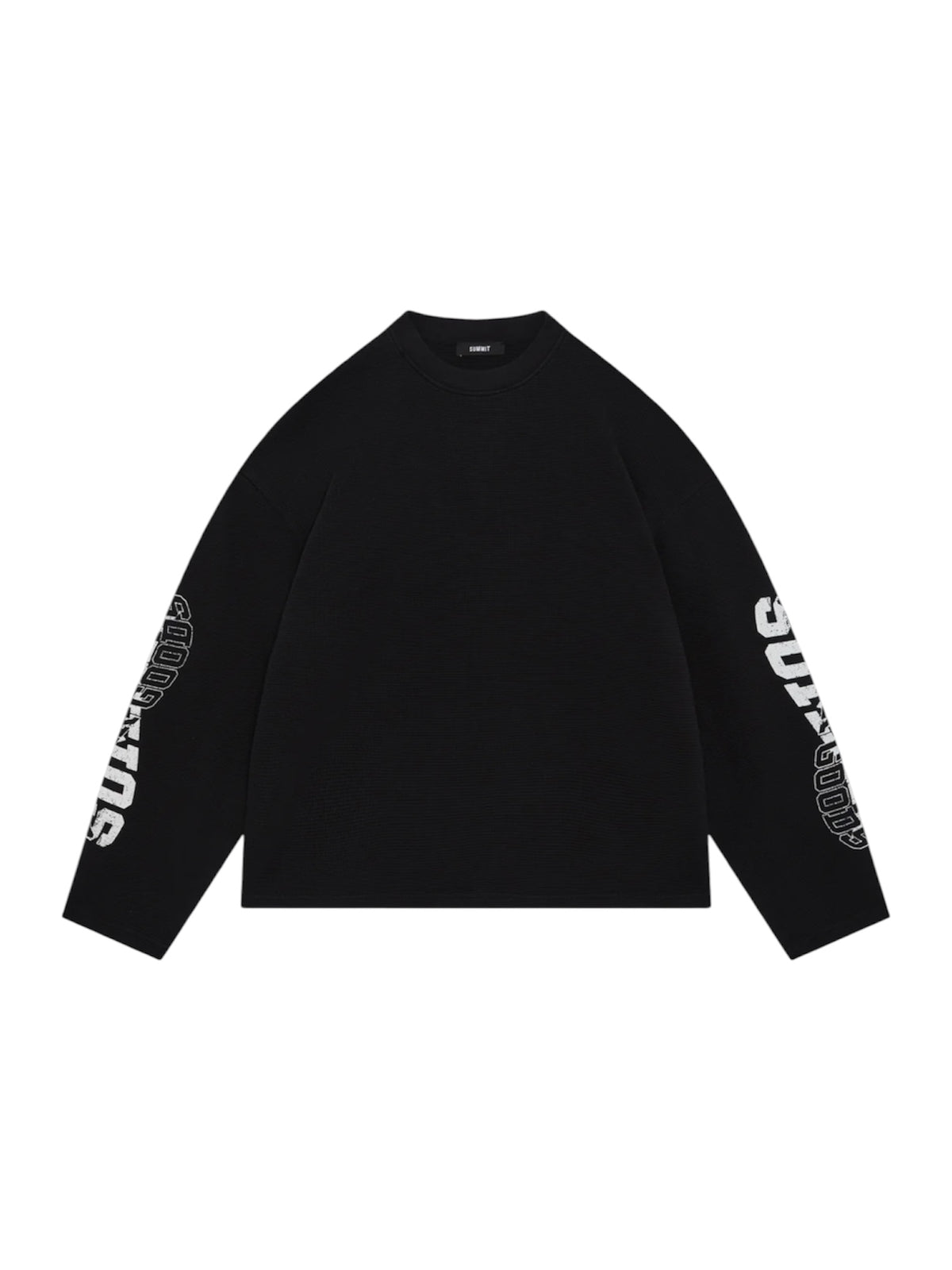 SUMMIT 5 STAR GOODS WAFFLE LONG SLEEVE - BLACK