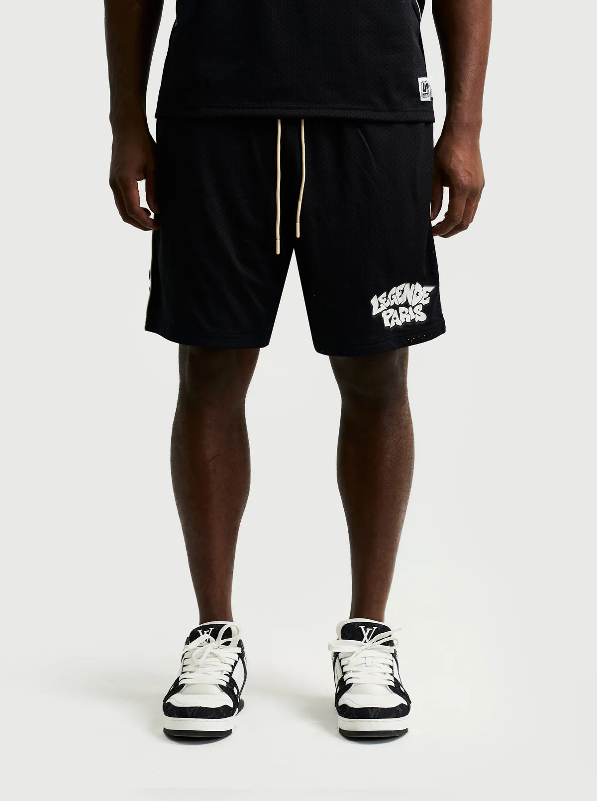 Legende Graffiti Mesh Short Black