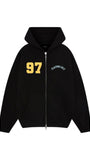 PLAYERS ONLY BLACK JERSEY ZIP HOODIE