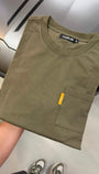 STUDIO BY CHARLES LONG SLEEVE KHAKI