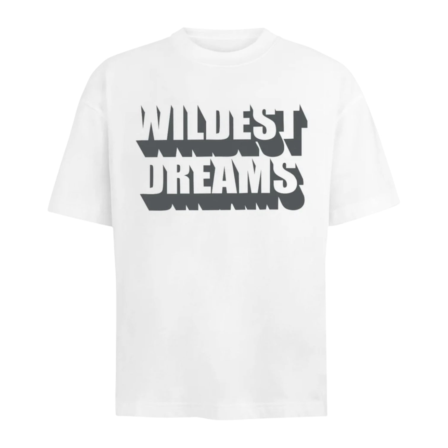 WILDEST DREAMS WHITE BOLD LOGO TEE