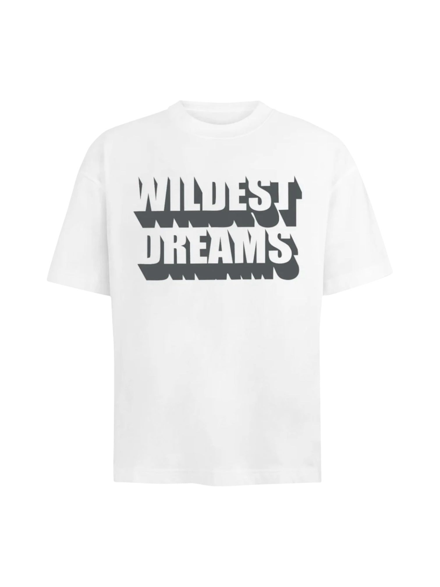 WILDEST DREAMS WHITE BOLD LOGO TEE