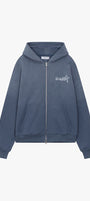 Siarr Star Zip Hoodie Blue