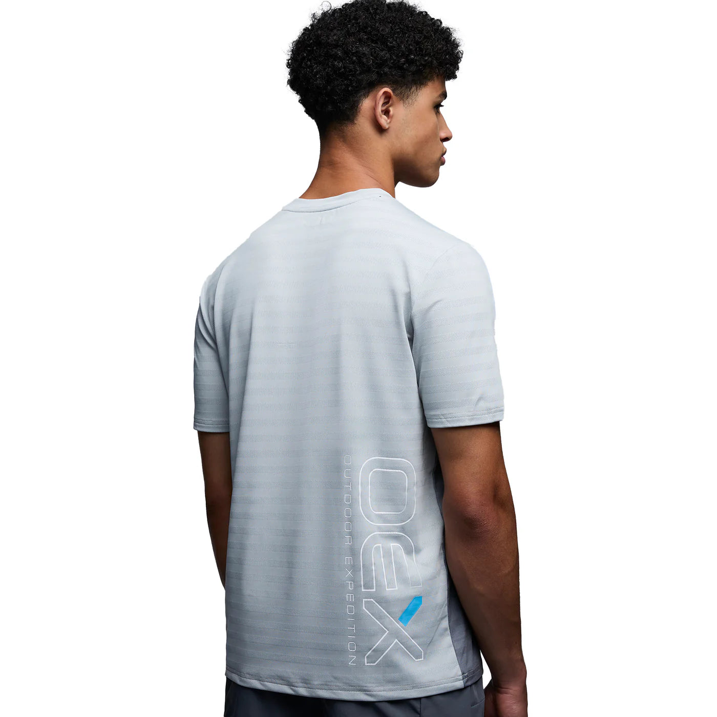 OEX HELMER T SHIRT LIGHT GREY