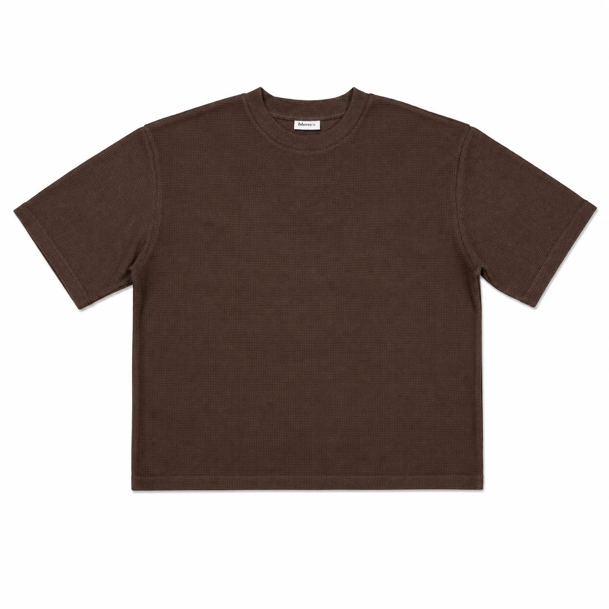 BLANCS WAFFLE KNIT S/S - BROWN