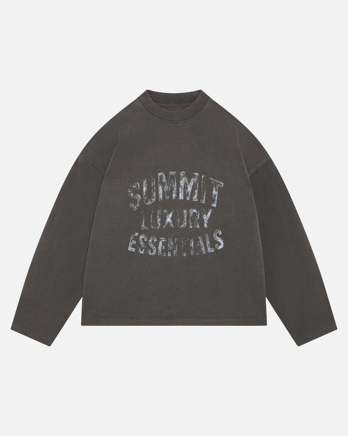 Summit Watercolour Luxury Essentials Long Sleeve - Vintage Grey
