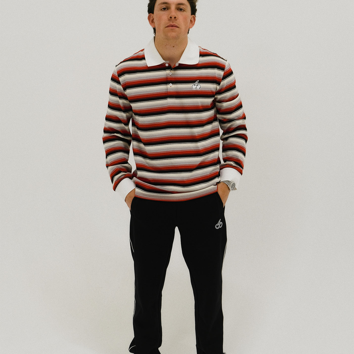 Cherry Location Red Polo Shirt, alternate view 2