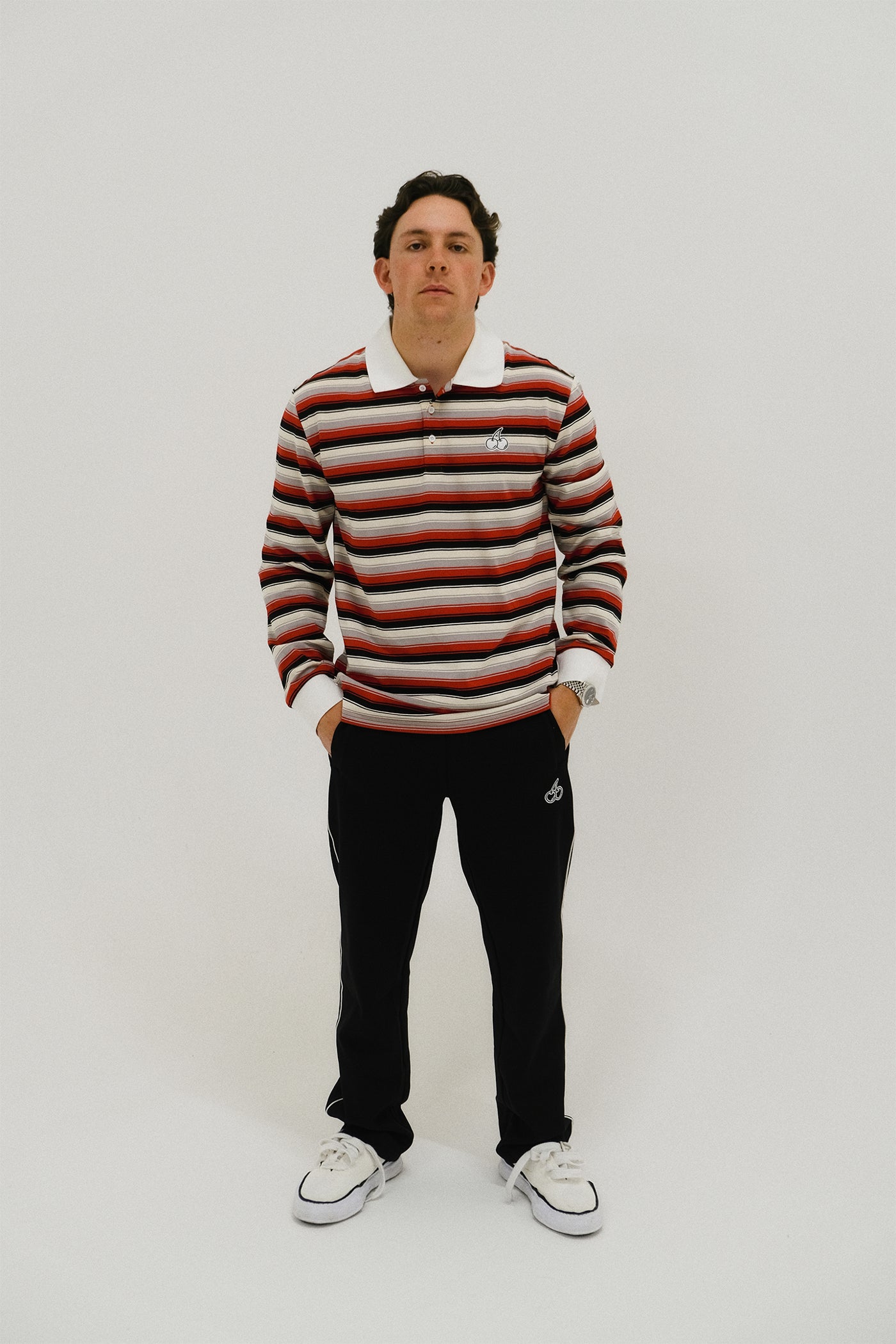 Cherry Location Red Polo Shirt, alternate view 2