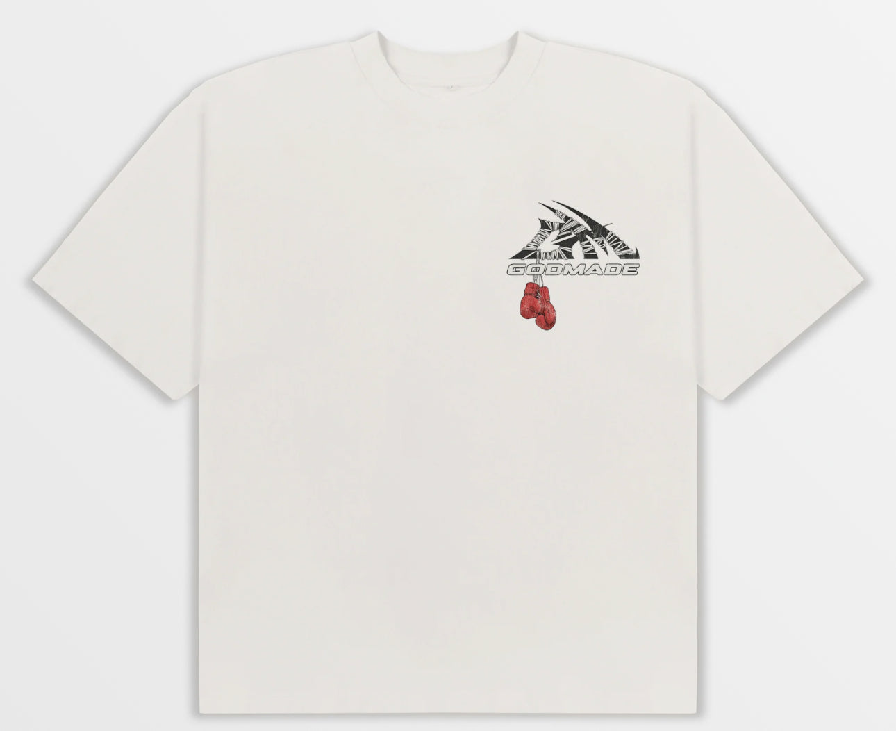GODMADE WRAPPED LOGO - OFF WHITE  T-SHIRT