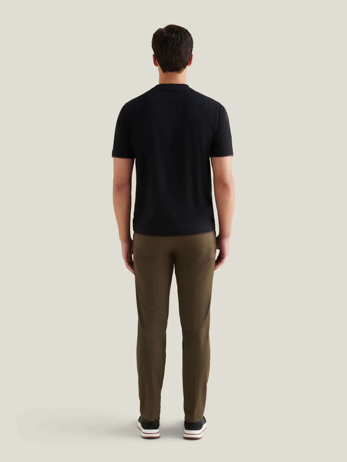 PECKHAM RYE Burlington Double Layer T-Shirt in Black