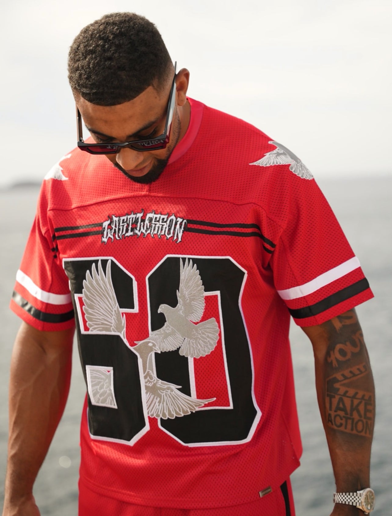 Last Lesson Eagle Jersey Red