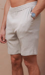 Belier Hassan Seersucker Shorts - Grey