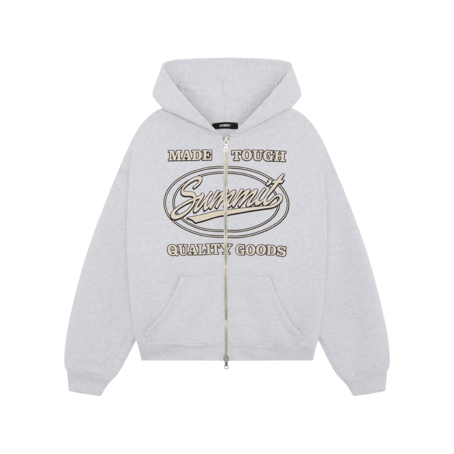 SUMMIT MADE TOUGH ZIP - GREY MARL
