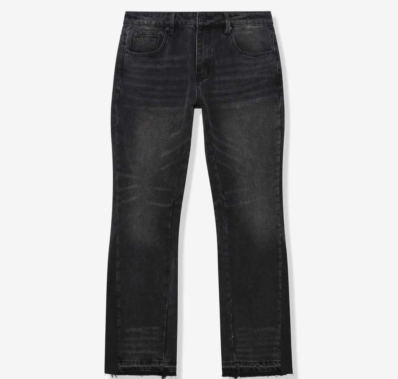 Siarr Flared Jeans Washed Black