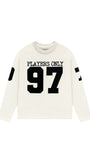PLAYERS ONLY ECRU JERSEY LONG SLEEVE