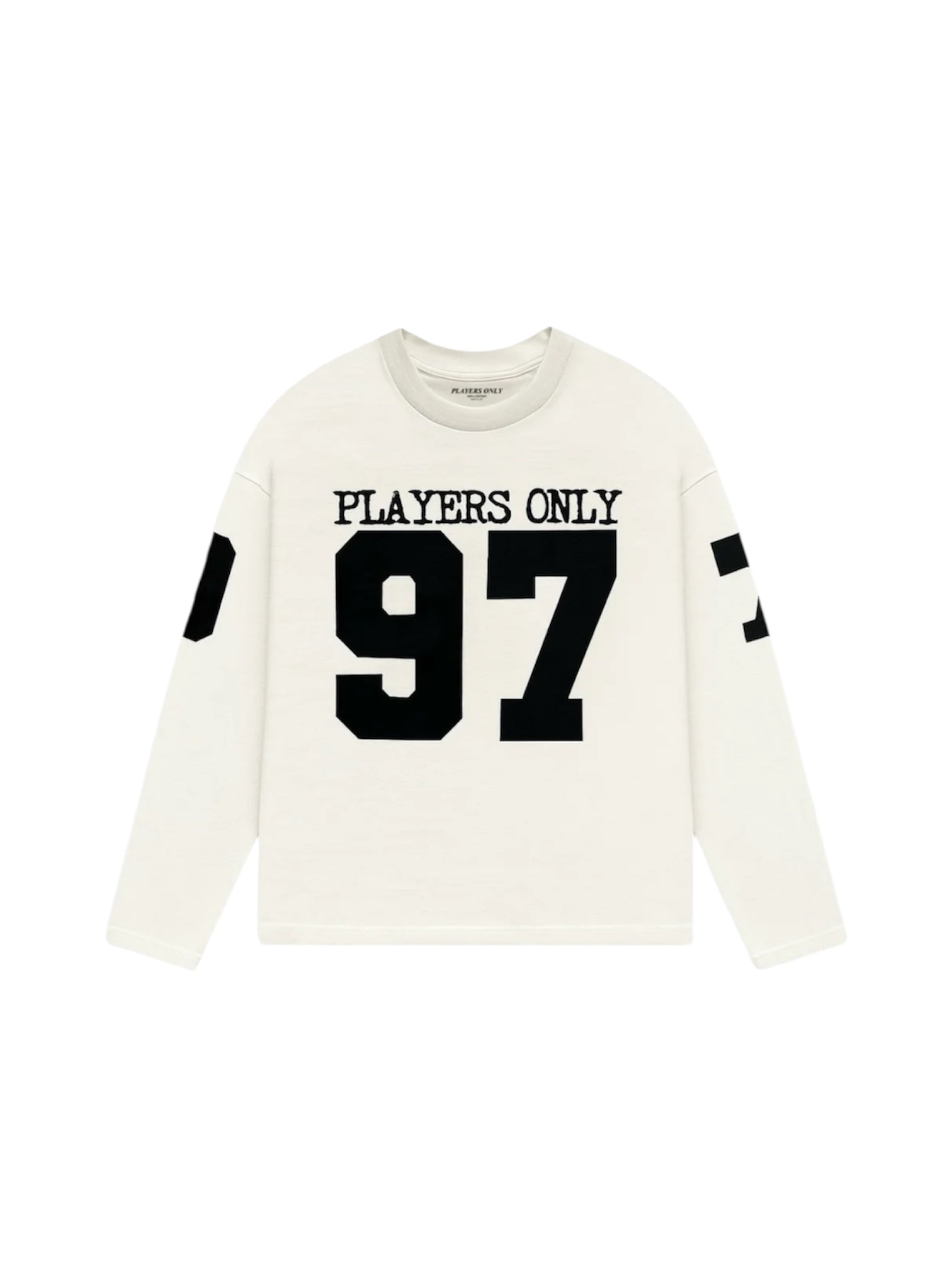PLAYERS ONLY ECRU JERSEY LONG SLEEVE