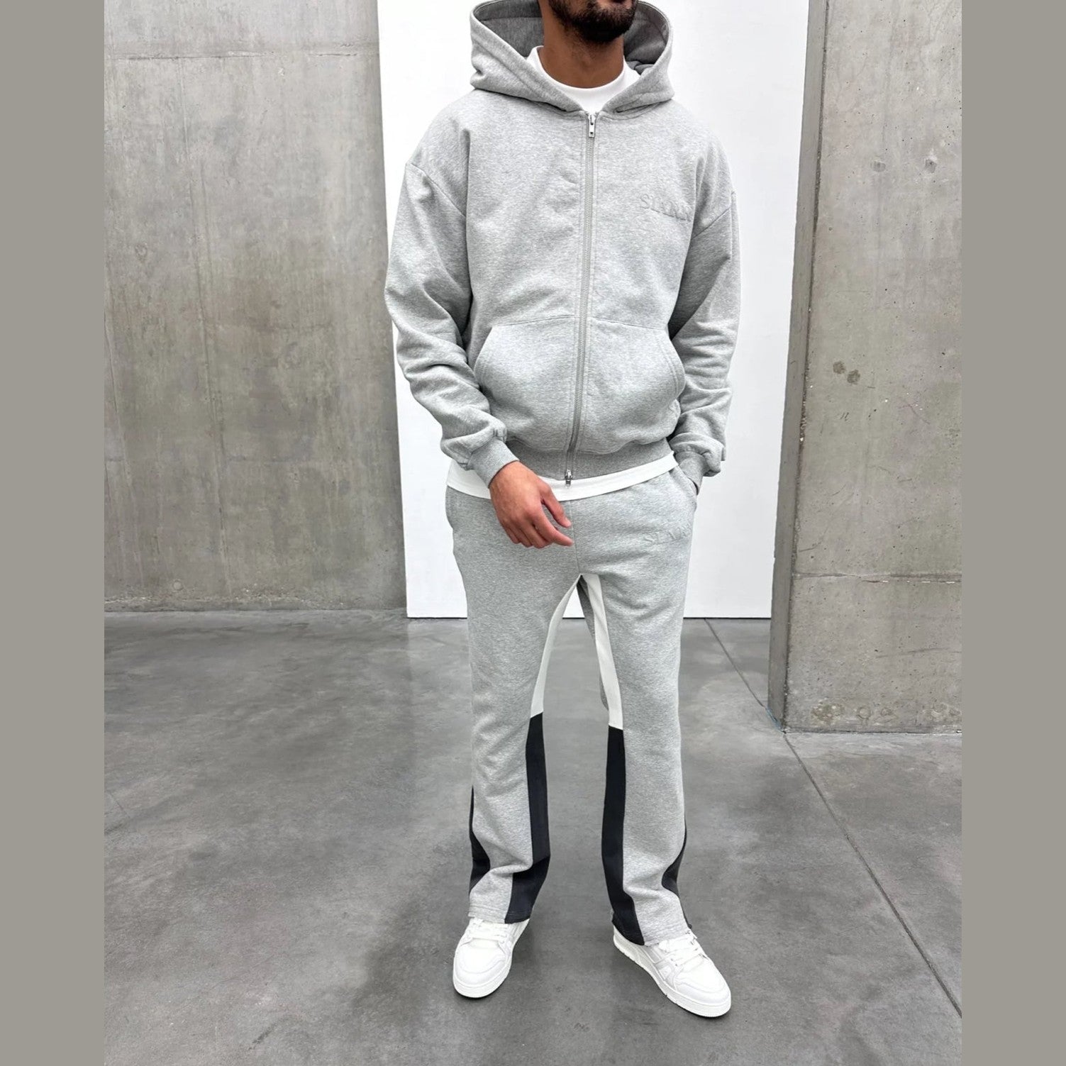 Siarr Flared Joggers ‘Light Grey’