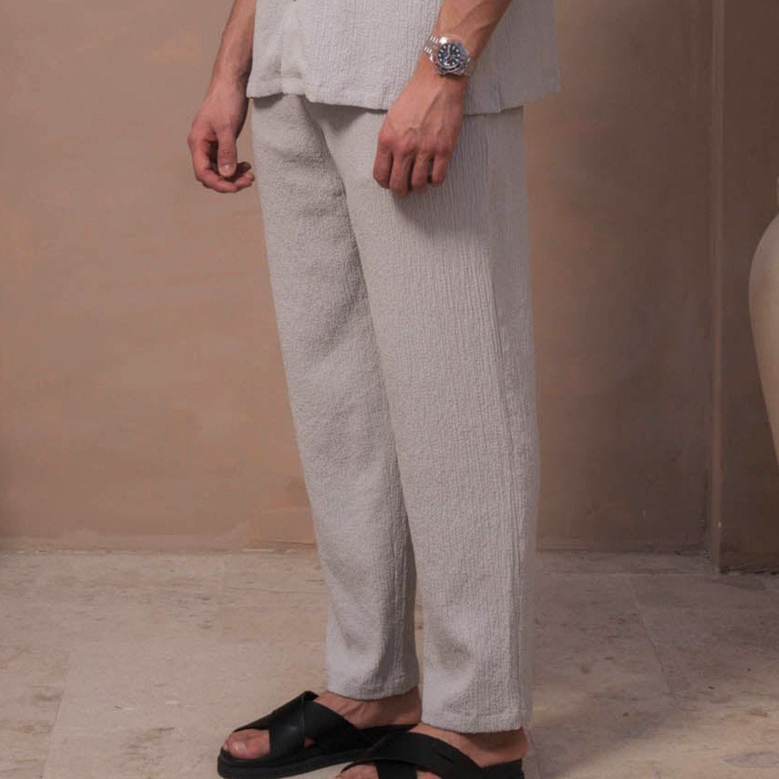 Belier Hassan Trousers - Grey