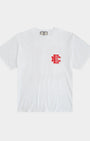Eric Emanuel White/Red Basic Tee