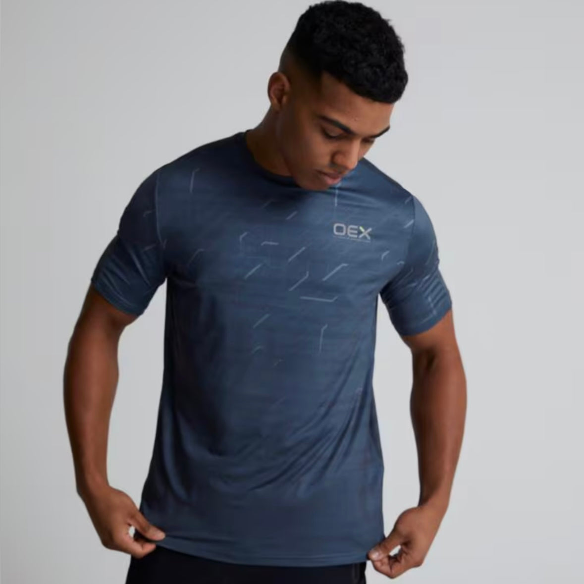 OEX HELMER T SHIRT SEA BLUE