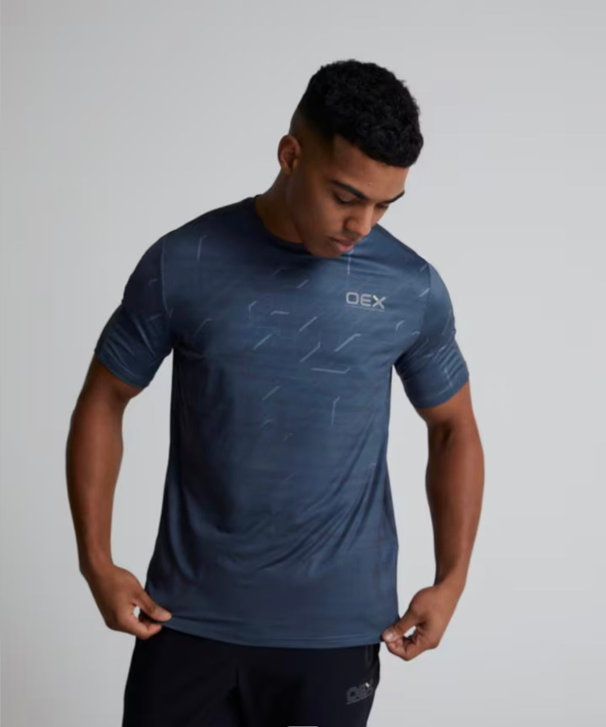 OEX HELMER T SHIRT SEA BLUE