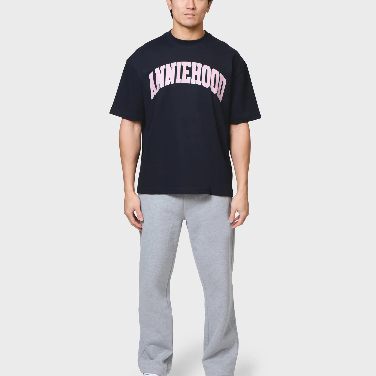 Annie Hood College Arch Navy T Shirt
